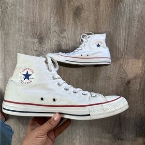 Converse Chuck Taylor All Star White High Top Shoes